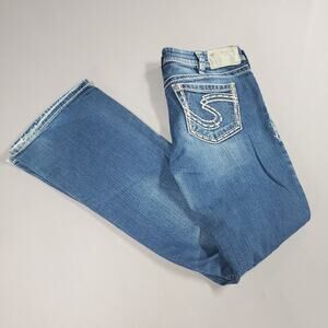 Silver Suki Bootcut Mid-Rise Jeans Women's Size 31x32 Cowgirl